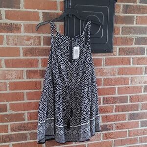 Torrid Black & White Border Print Challis Cami Size 3X